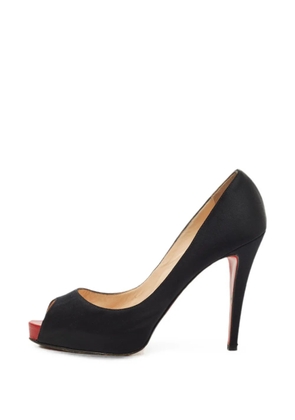 Christian Louboutin Pre-Owned Very Prive peep-toe pumps - Black
