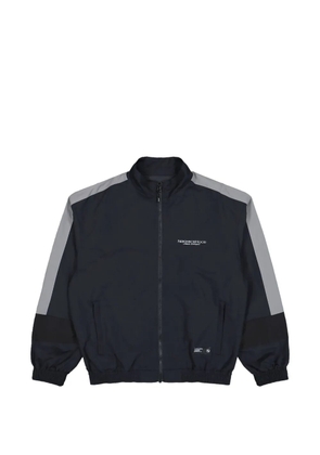 Neighborhood logo-print panelled track jacket - Blue
