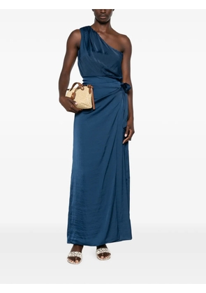 MOUTAKI one-shoulder maxi dress - Blue