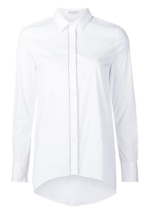 Brunello Cucinelli curved hem shirt - White