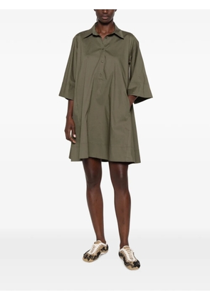 MOUTAKI button-fastening mini dress - Green