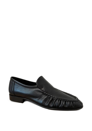 The Row Soft Moccasin Two leather loafers - Brown