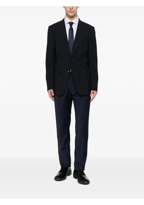 VELA SHOP pressed-crease tailored trousers - Blue