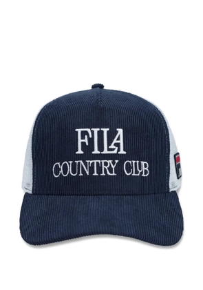 Fila corduroy mesh-back cap - Blue