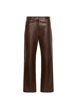 'S Max Mara leather trousers - Brown