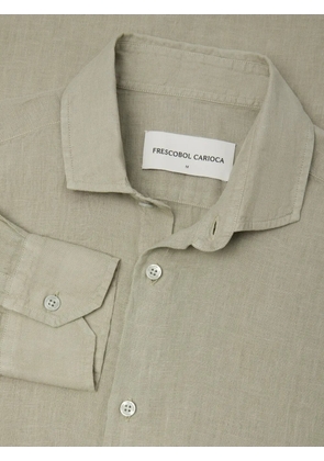 Frescobol Carioca Antonio linen shirt - Green