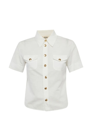 Celine Pre-Owned Chelsea short-sleeve shirt - White