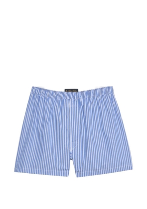 Brooks Brothers striped cotton boxers - Blue