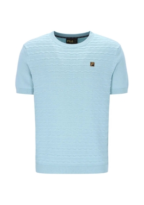 Fila Sterling Don textured-knit T-shirt - Blue