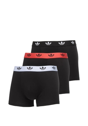 adidas Confort Flex logo-waistband trunks - Black