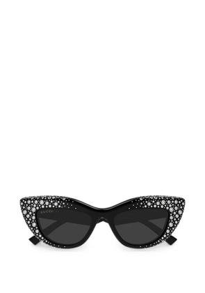 Gucci Eyewear crystal-embellished cat-eye sunglasses - Black