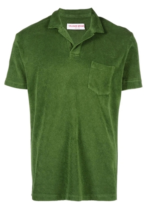 Orlebar Brown terry short-sleeve polo shirt - Green
