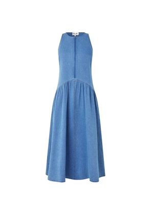 Baum Und Pferdgarten Almina denim maxi dress - Blue