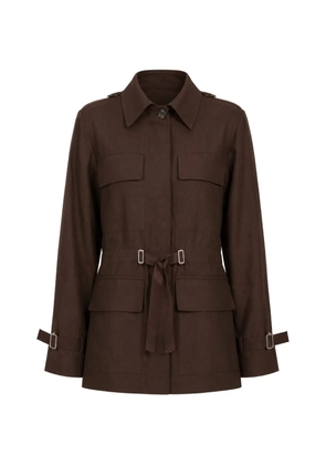 Kulson James belted jacket - Brown