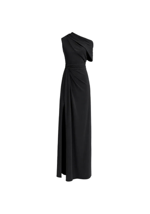 Gemy Maalouf asymmetrical draped dress - Black