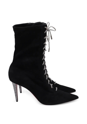 Christian Louboutin Pre-Owned Astrid lace-up ankle boots - Black