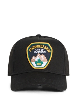 DSQUARED2 logo-embroidered baseball cap - Black