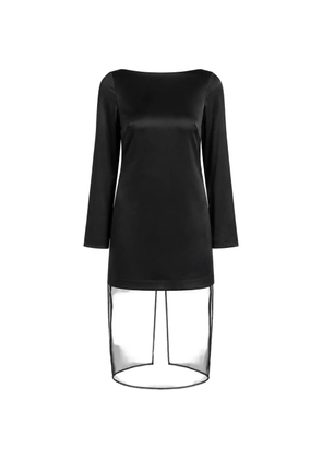 Esse Cartia cowl-back dress - Black