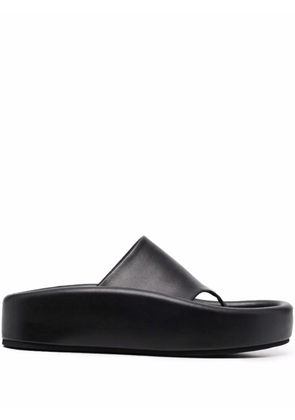 MM6 Maison Margiela big sole platform sandals - Black