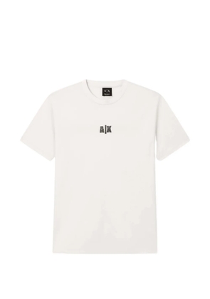 Armani Exchange logo-print crew-neck T-shirt - White