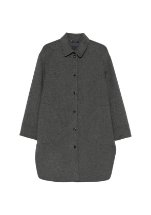 'S Max Mara long-sleeve button-fastening coat - Grey