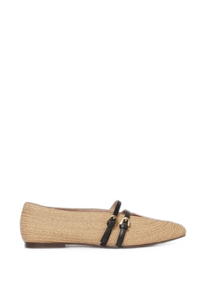 Coccinelle Risako buckle-strap ballet flats - Neutrals