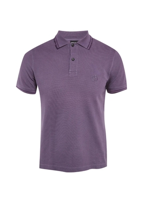 Giorgio Armani Pre-Owned GA embroidered polo shirt - Purple