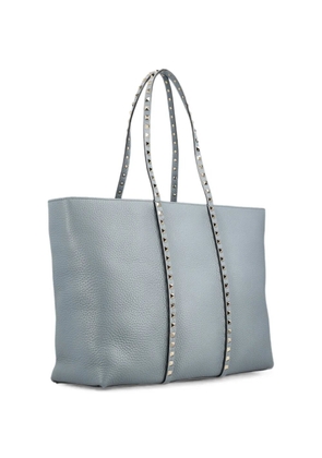 Valentino Garavani Rockstud leather tote bag - Blue