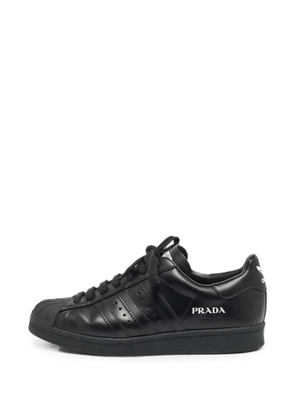 Prada Pre-Owned x Adidas Superstar sneakers - Black