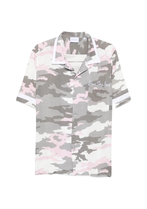 BLUE SKY INN camouflage-print shirt - Pink