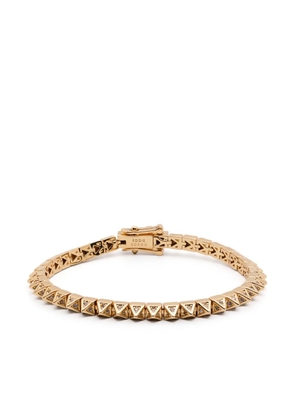Eddie Borgo Pavé Pyramid tennis bracelet - Gold
