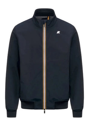 K-Way logo-patch jacket - Blue