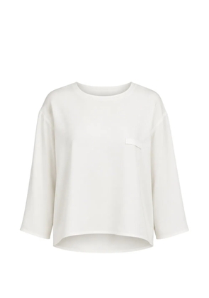 Dusan chest-pocket long-sleeve T-shirt - White