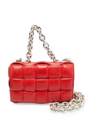Bottega Veneta Pre-Owned Cassette padded shoulder bag - Red