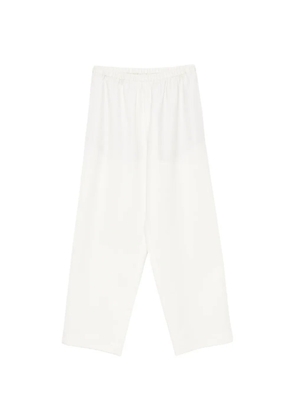 Róhe elasticated-waist trousers - White