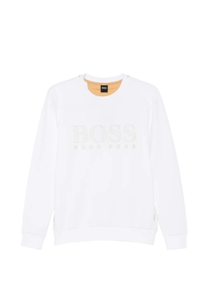 BOSS logo-print sweatshirt - White