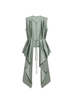 Helmut Lang scarf-drape top - Green