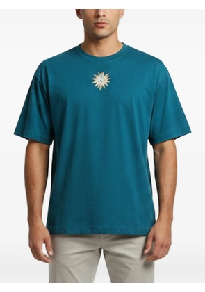 Off-White Pre-Owned Spark Puppet Jade cotton T-shirt - Blue