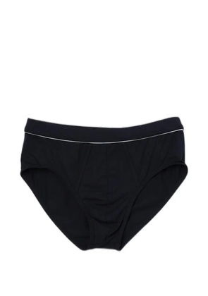 Zegna piped-trim briefs - Blue