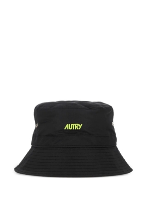 Autry logo-embroidered bucket hat - Black