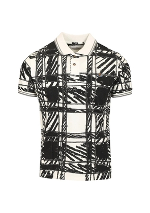 Vivienne Westwood Scribble Orb-embroidered polo shirt - White