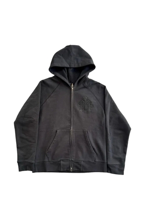 Chrome Hearts zip-up hoodie - Grey