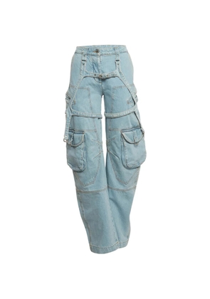 Off-White Pre-Owned 2013 wide-leg jeans - Blue