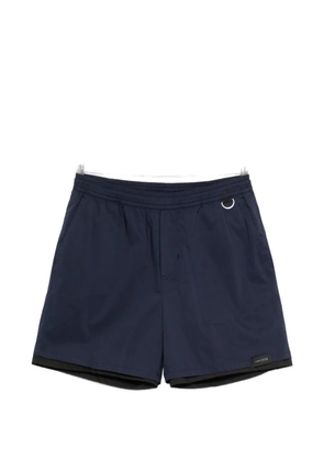 Low Brand logo-patch shorts - Blue