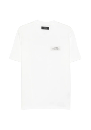AMIRI logo-patch T-shirt - Neutrals