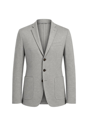 Eleventy hooded single-breasted blazer - Grey