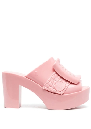 Viktor & Rolf buckle-detail slip-on mules - Pink