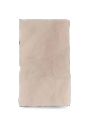 Alberta Ferretti silk chiffon scarf - Neutrals