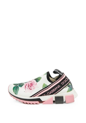 Dolce & Gabbana Pre-Owned Sorrento floral-print sneakers - White