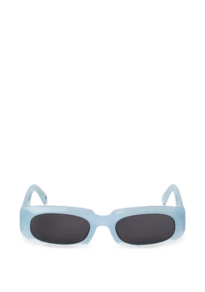 Palm Angels Noah oval-frame sunglasses - Blue